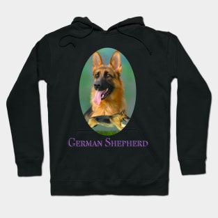 German Shepherd Breed Art With NamePlate Hoodie